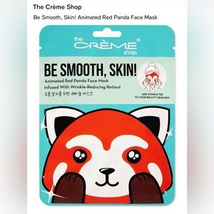 The Crème Shop Red Panda Face Mask (pack of 3)